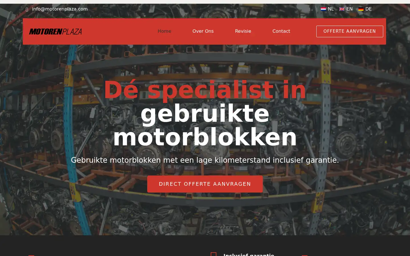 Screenshot of motorenplaza.com
