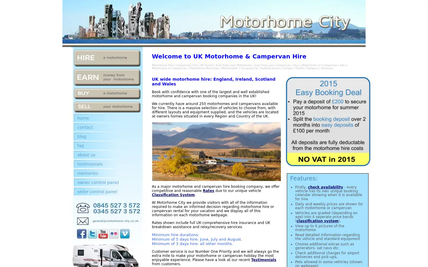 Screenshot of motorhome-city.co.uk