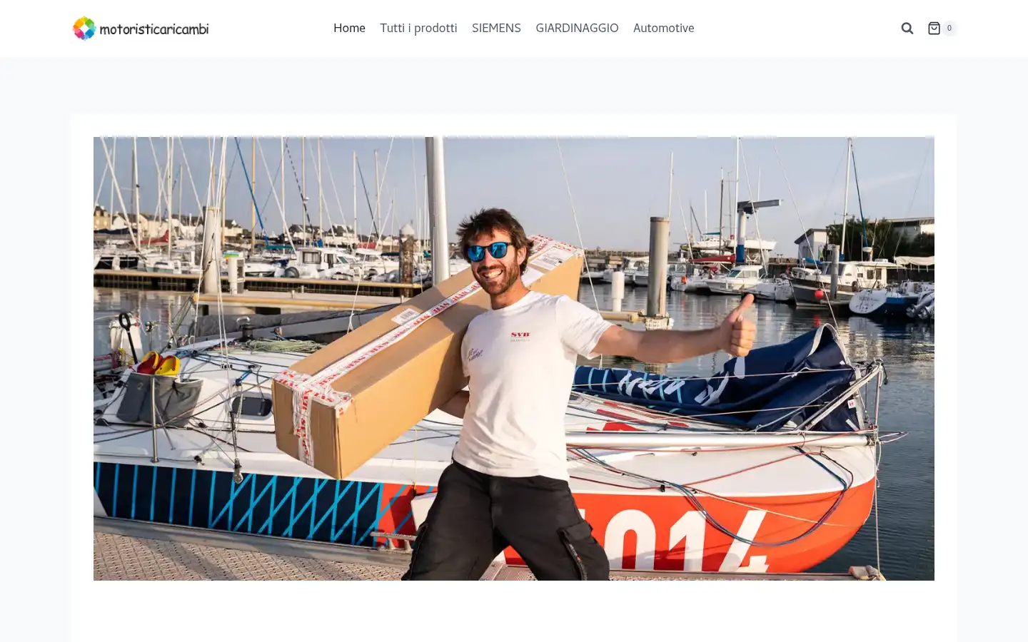 Screenshot of motoristicaricambi.com