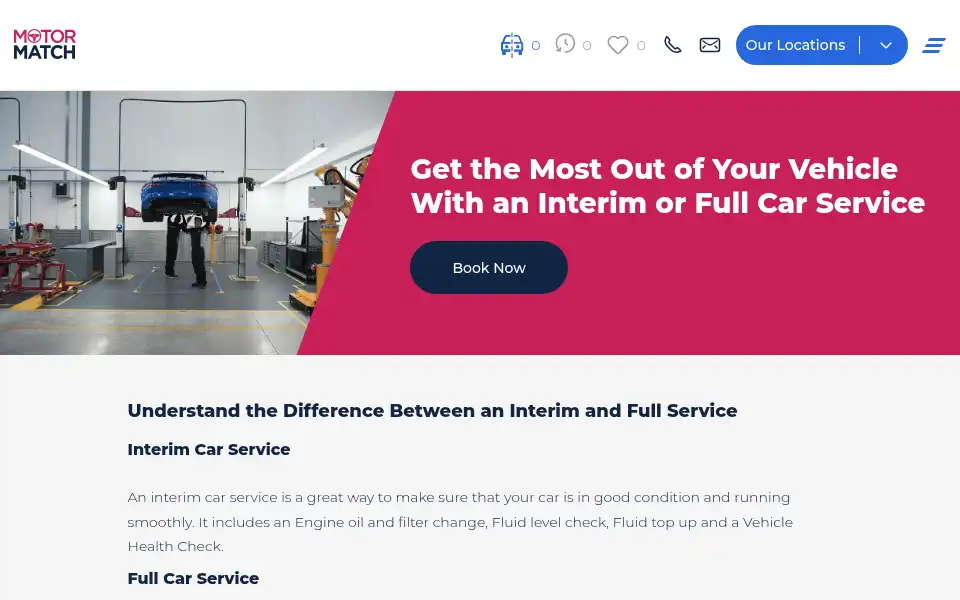 Screenshot of motormatch.com