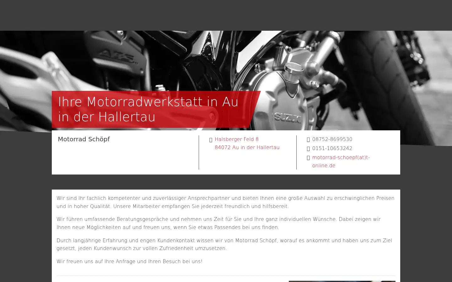 Screenshot of motorrad-schoepf.de