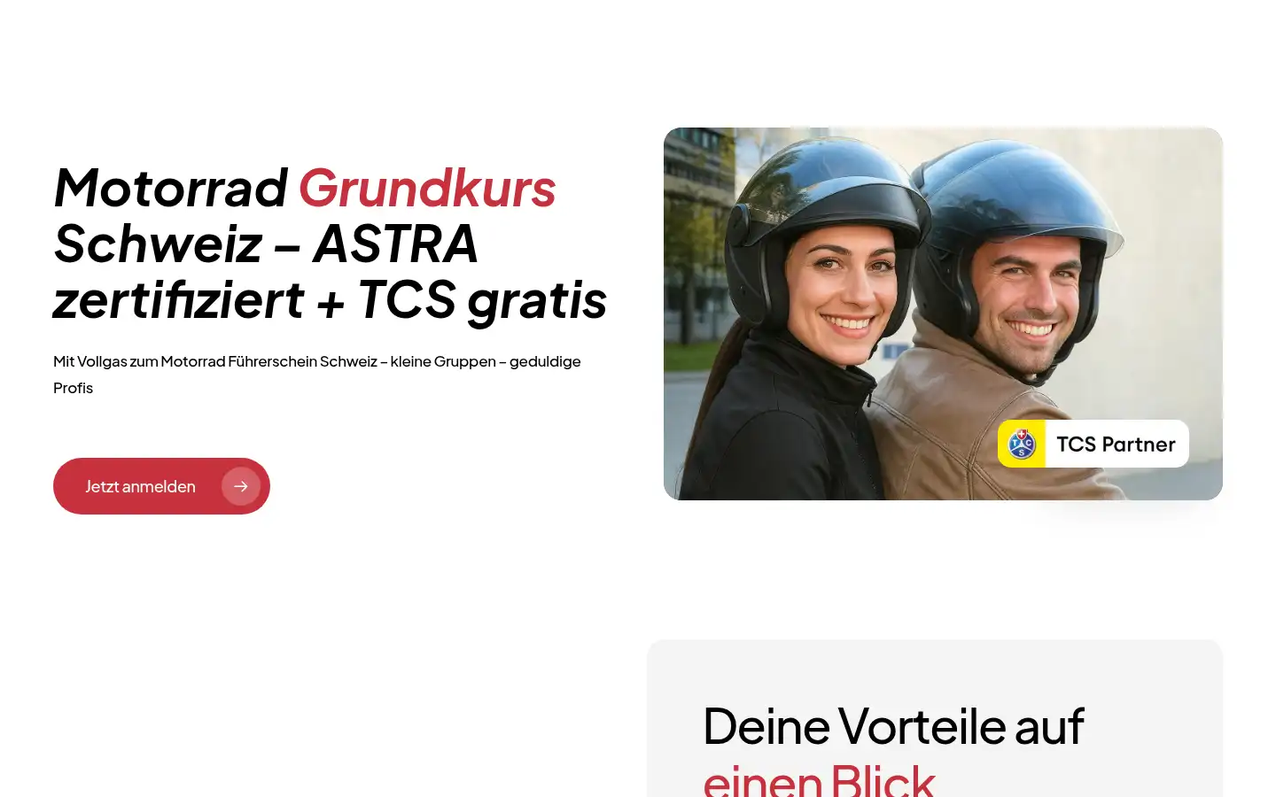Screenshot of motorradgrundkurs4you.ch
