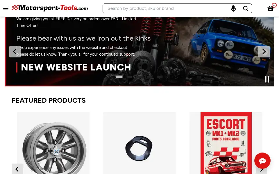 Screenshot of motorsport-tools.com
