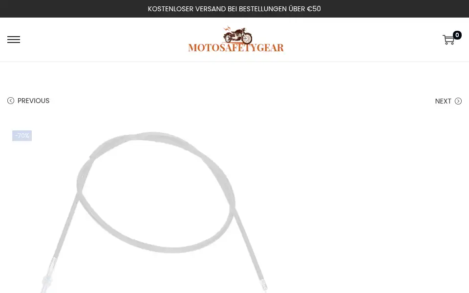 Screenshot of motosafetygear.com