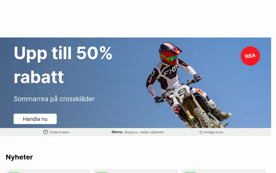 Screenshot of motostar.se