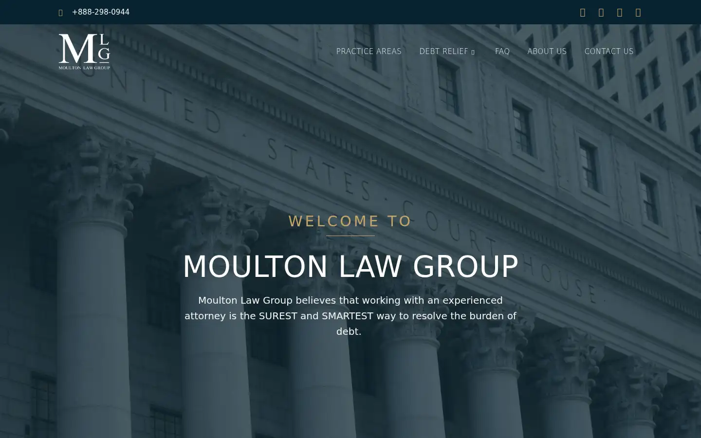 Screenshot of moultonlawapc.com