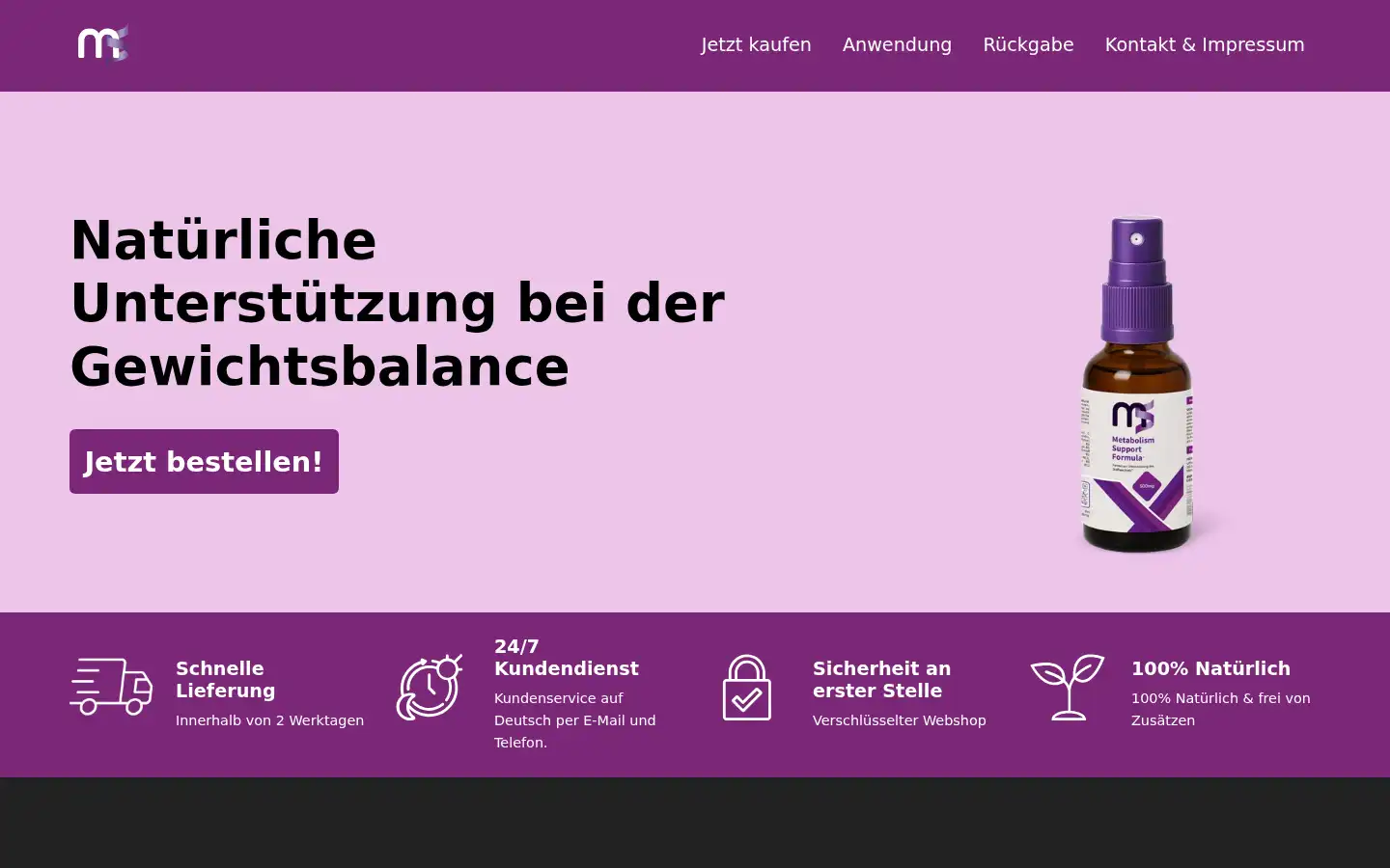 Screenshot of mounjaslimspray.com