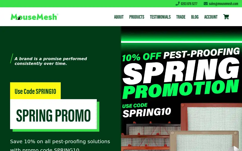 Screenshot of mousemesh.com