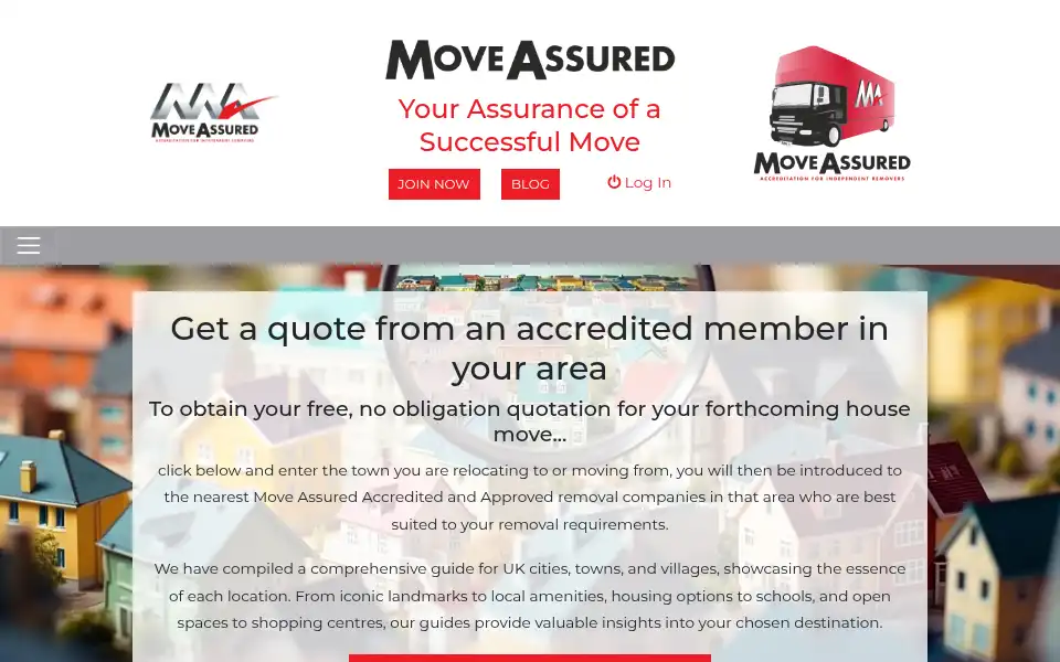 Screenshot of moveassured.com
