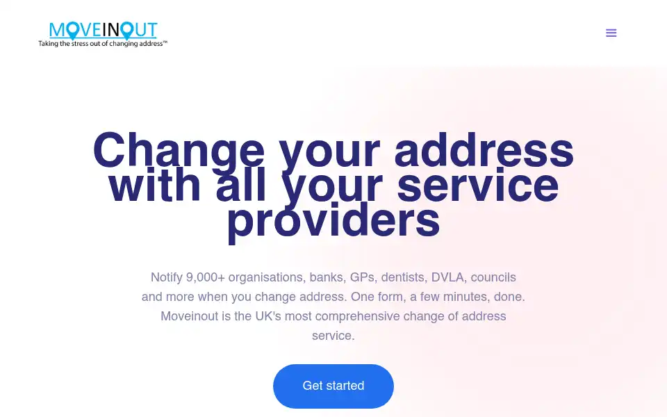 Screenshot of moveinout.co.uk