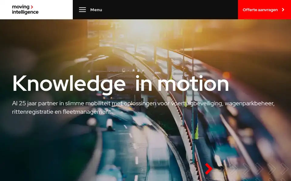 Screenshot of movingintelligence.nl