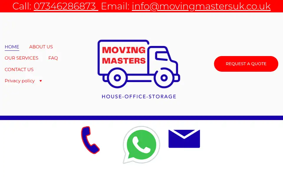 Screenshot of movingmastersuk.co.uk