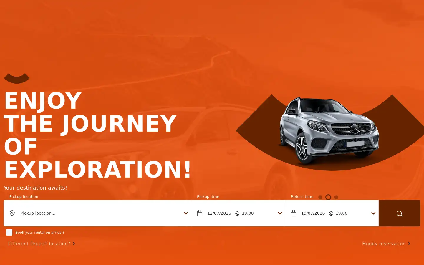 Screenshot of moviscarrental.com