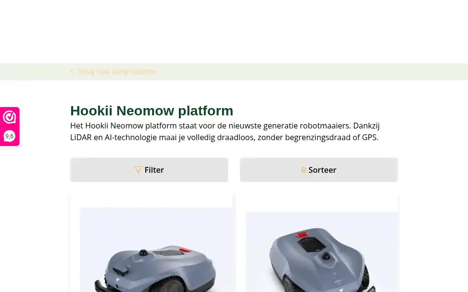Screenshot of mowroboticsspecialist.nl