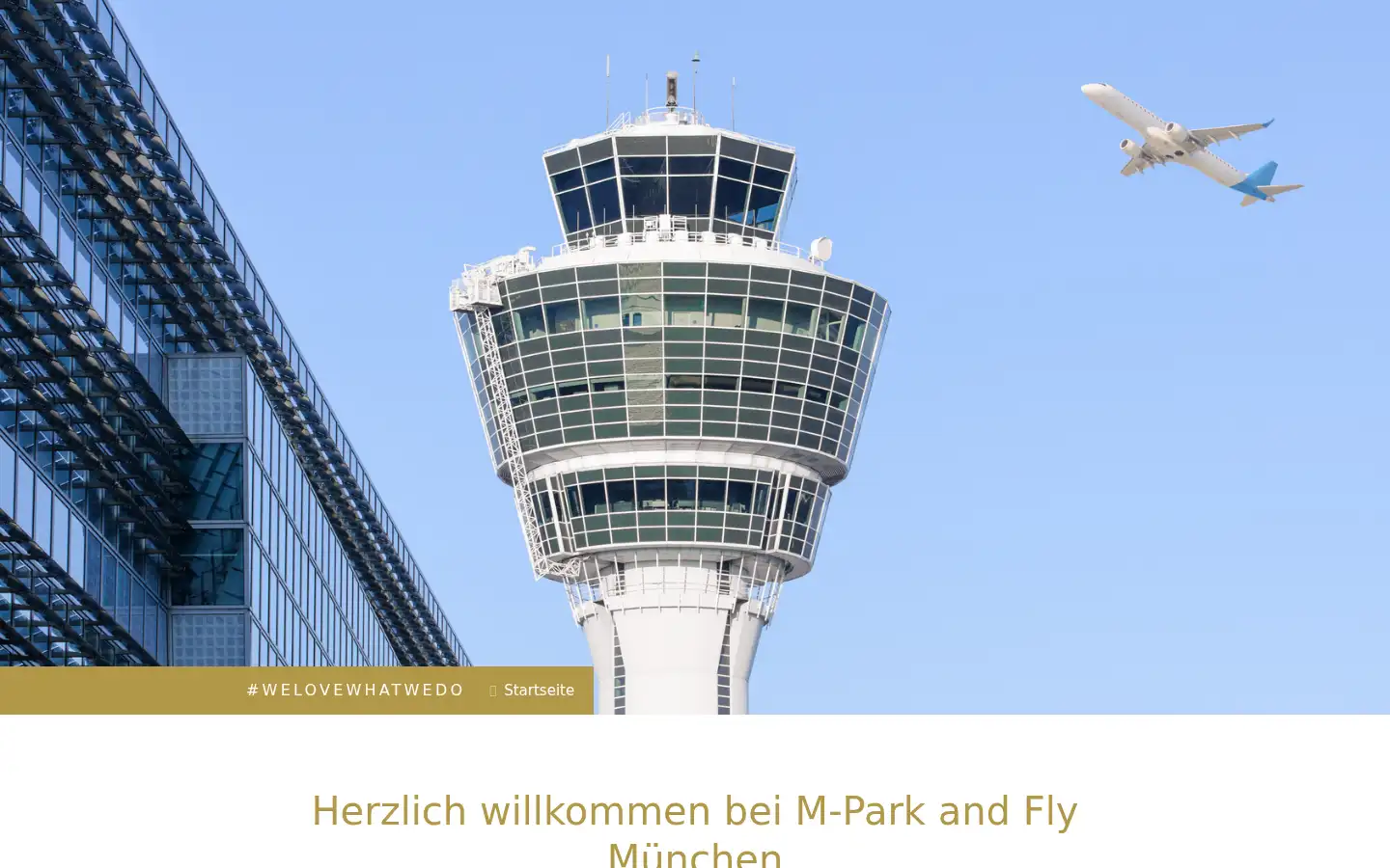 Screenshot of mparkandfly.de