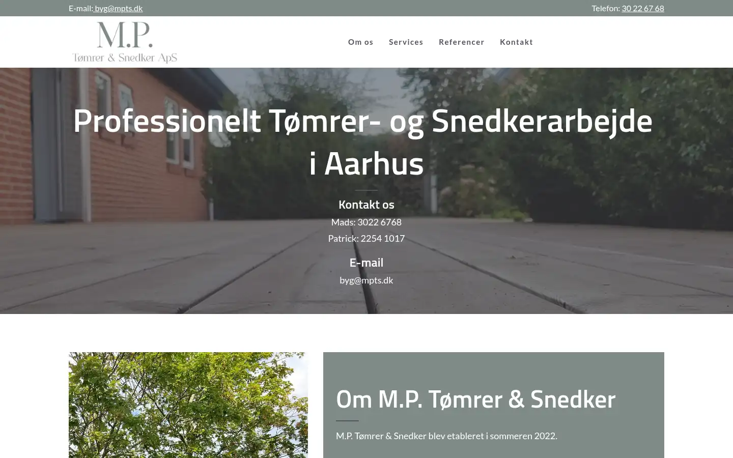 Screenshot of mpts.dk