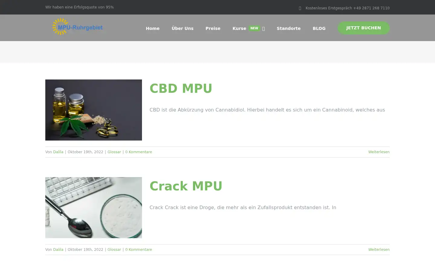 Screenshot of mpu-ruhrgebiet.com