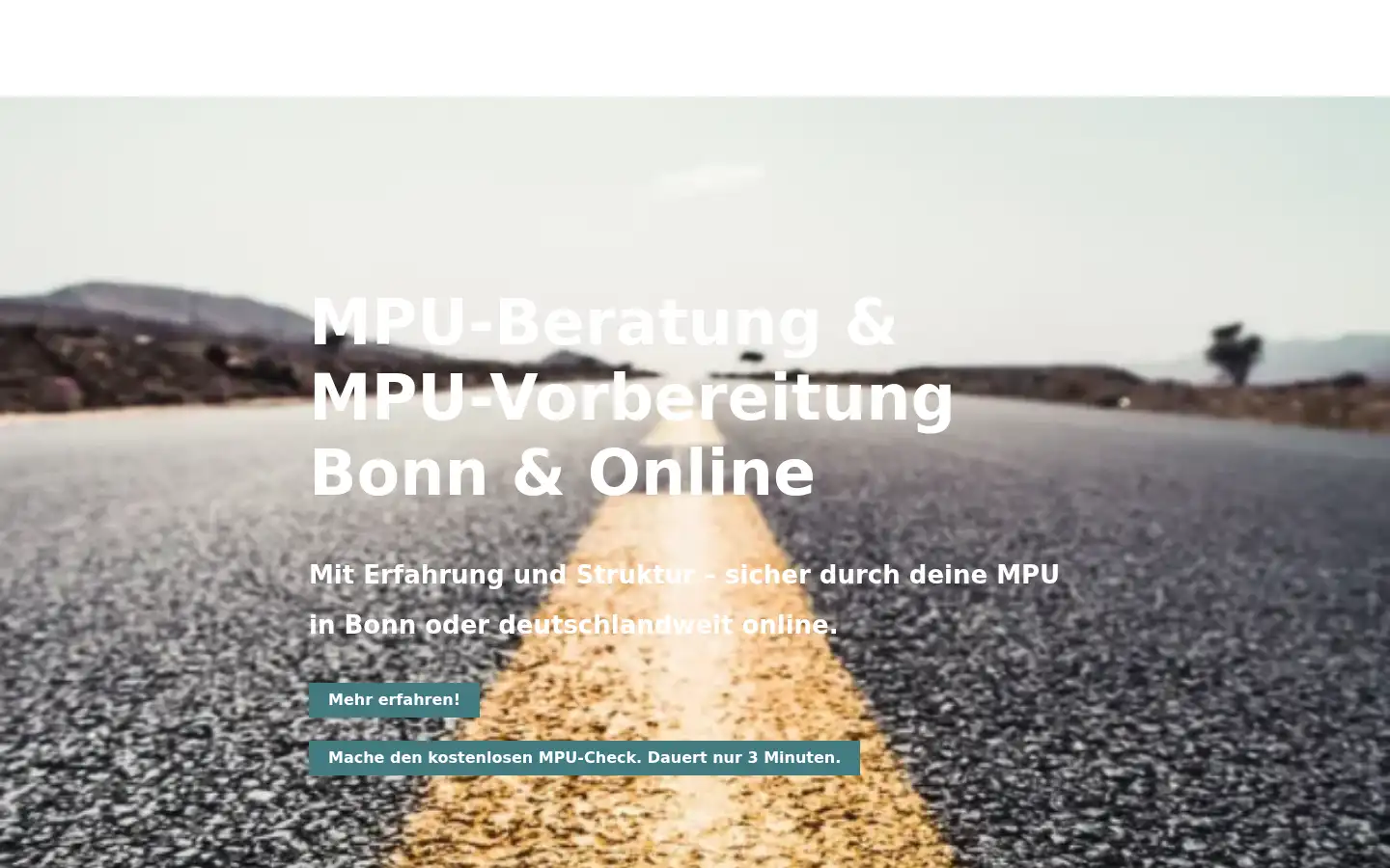 Screenshot of mpu-schlich-bonn.de