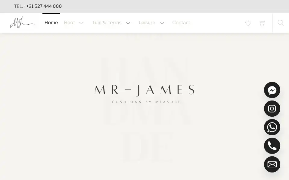 Screenshot of mr-james.com