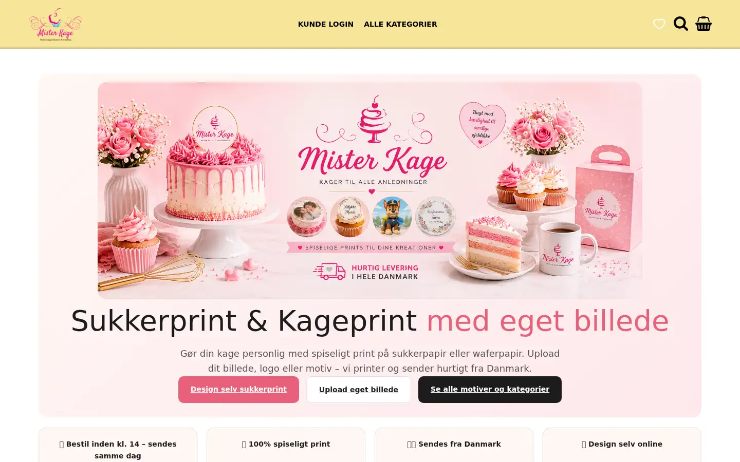 Screenshot of mr-kage.dk