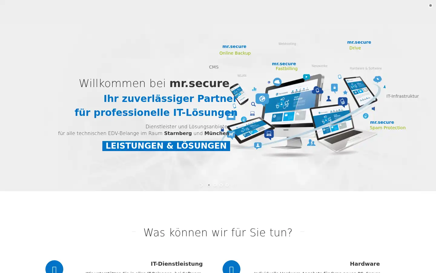 Screenshot of mr-secure.de