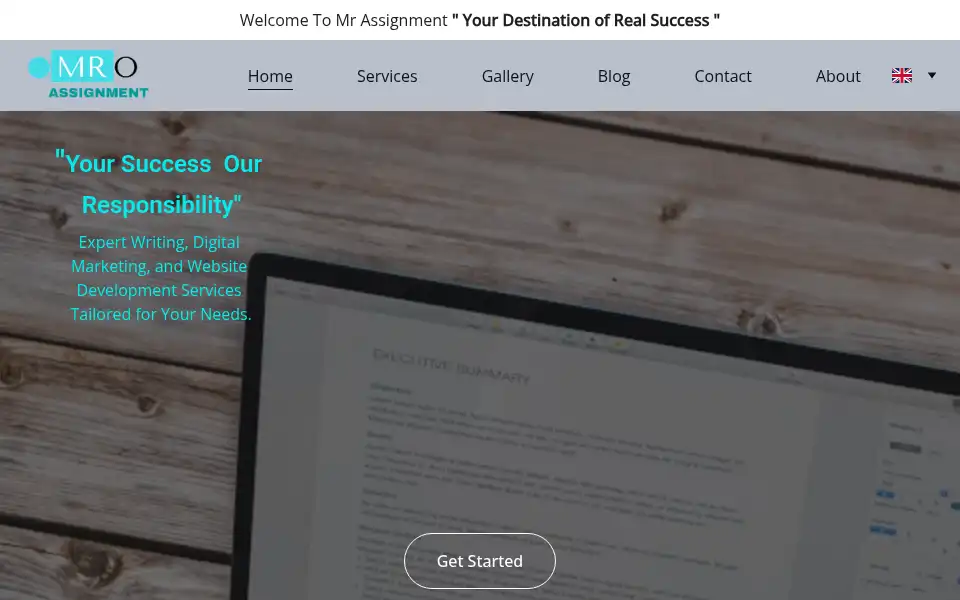 Screenshot of mrassignment.org