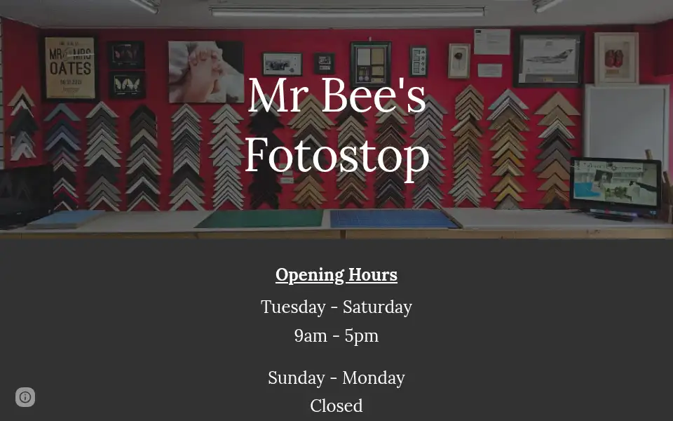 Screenshot of mrbee.co.uk