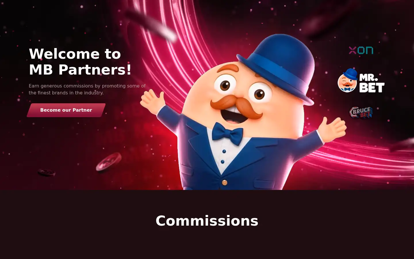 Screenshot of mrbet.partners