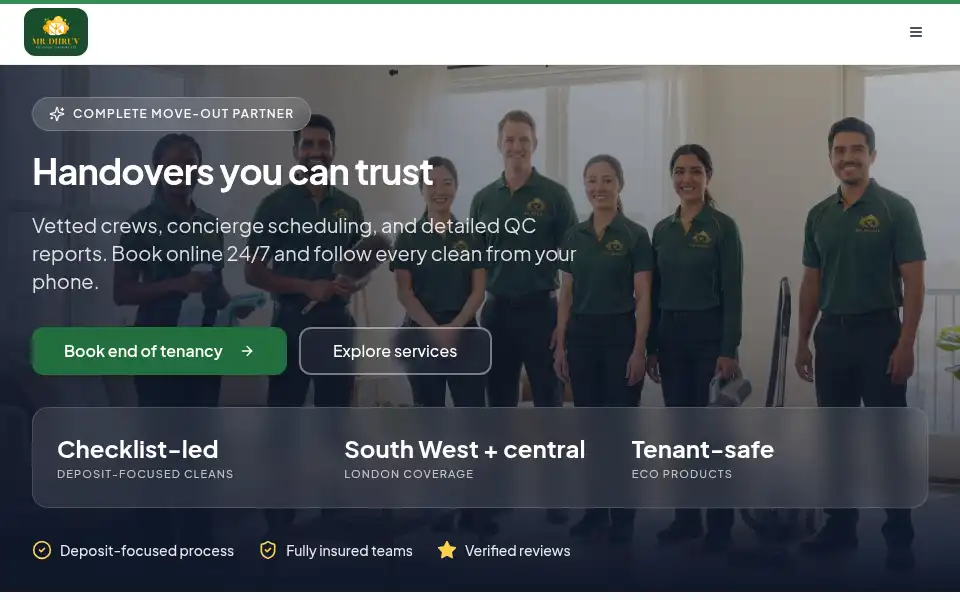 Screenshot of mrdhruvucltd.co.uk