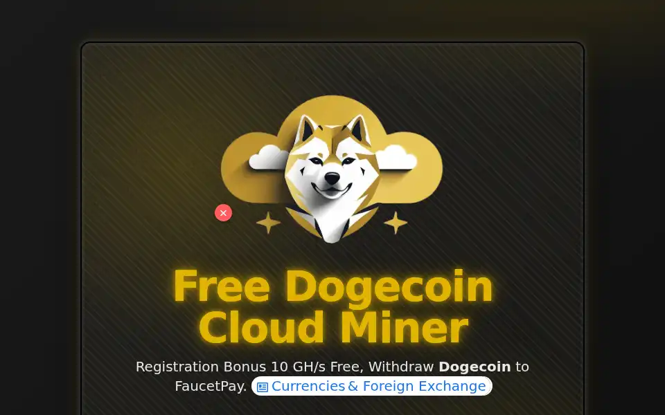 Screenshot of mrdoge.in