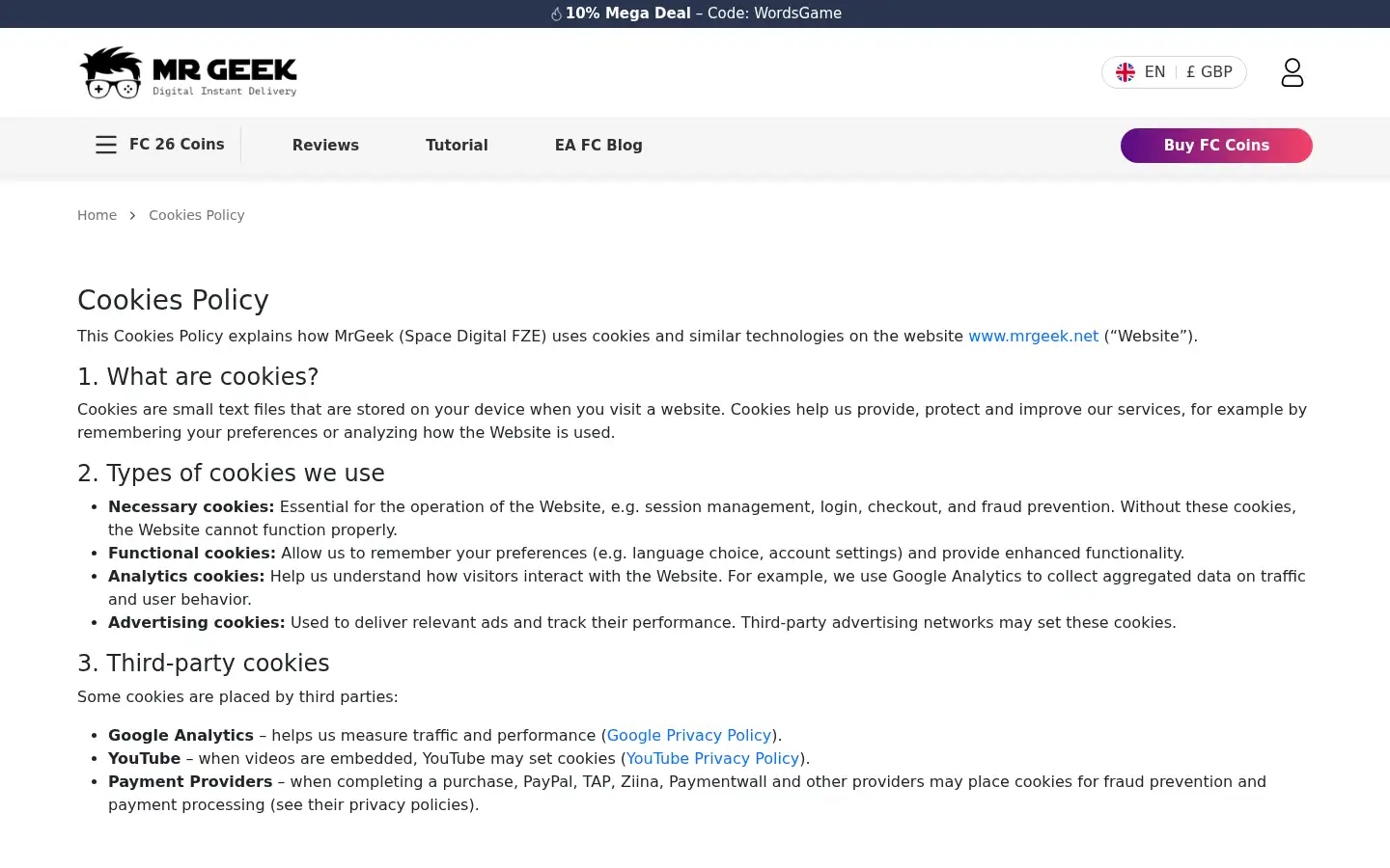 Screenshot of mrgeek.net