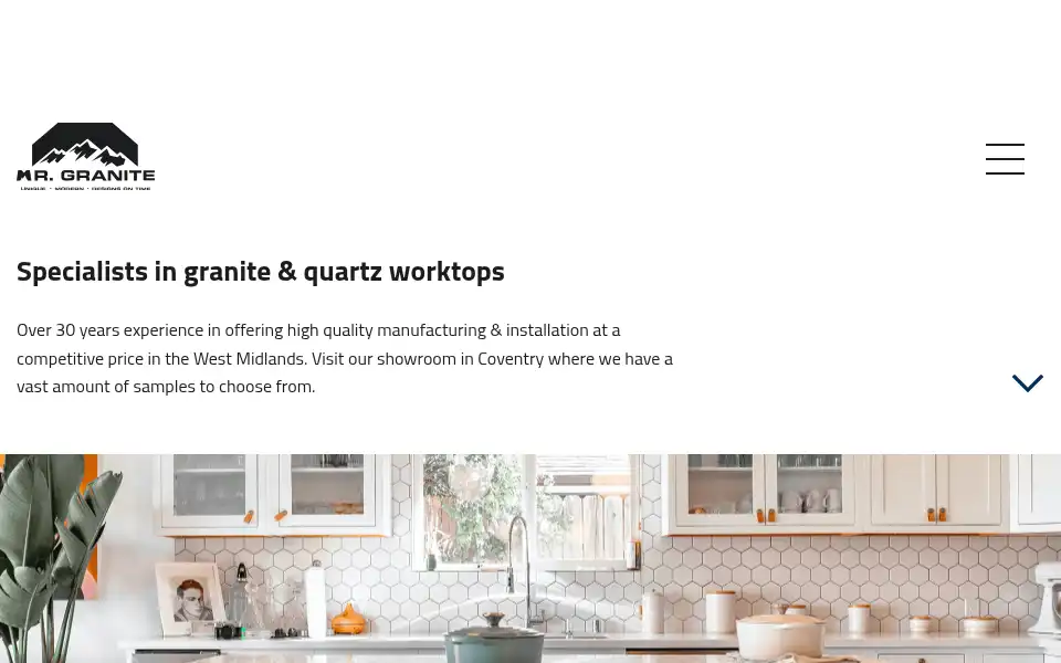 Screenshot of mrgranite.co.uk