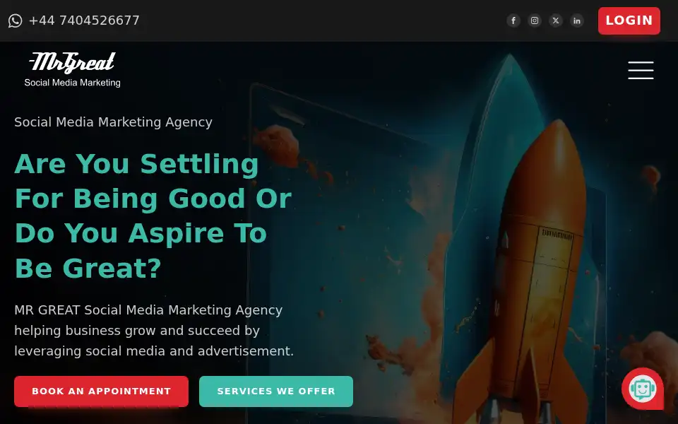 Screenshot of mrgreat.co.uk