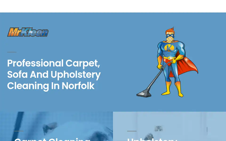 Screenshot of mrkleen.co.uk