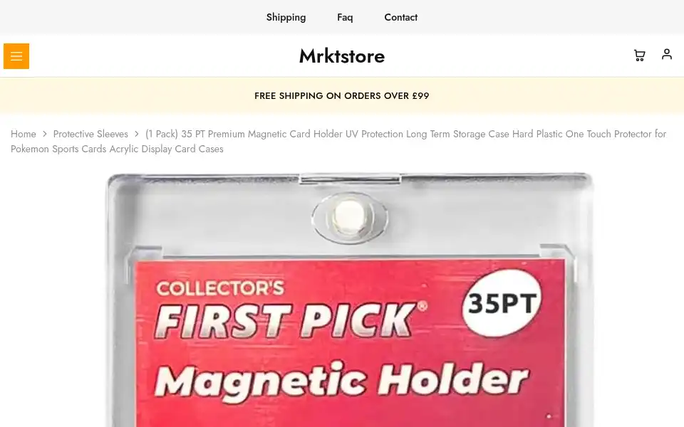 Screenshot of mrktstore.co.uk