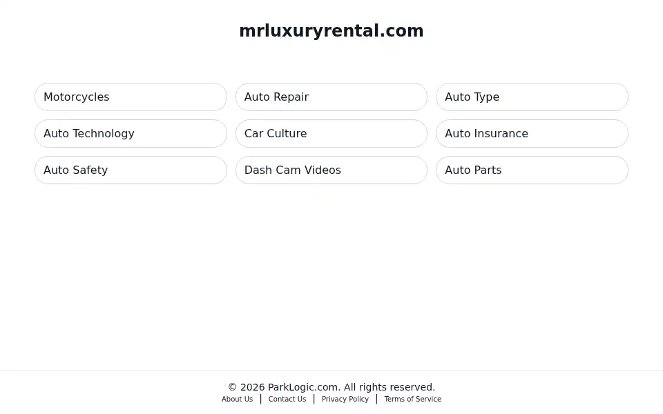 Screenshot of mrluxuryrental.com