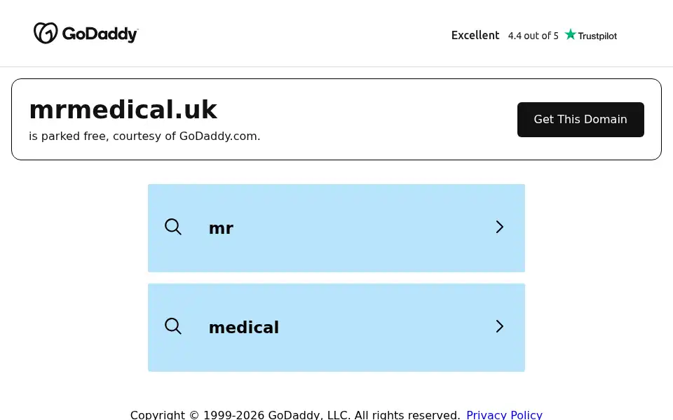 Screenshot of mrmedical.uk
