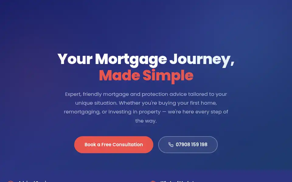Screenshot of mrsinghfinancial.co.uk