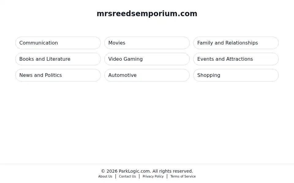 Screenshot of mrsreedsemporium.com