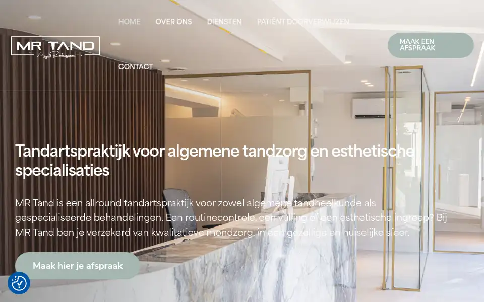 Screenshot of mrtand.be