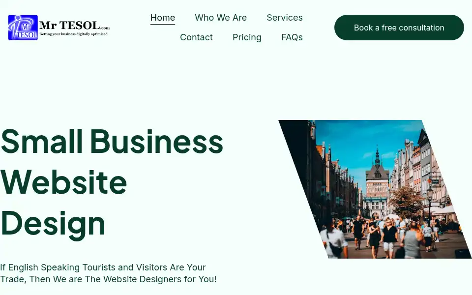 Screenshot of mrtesol.com