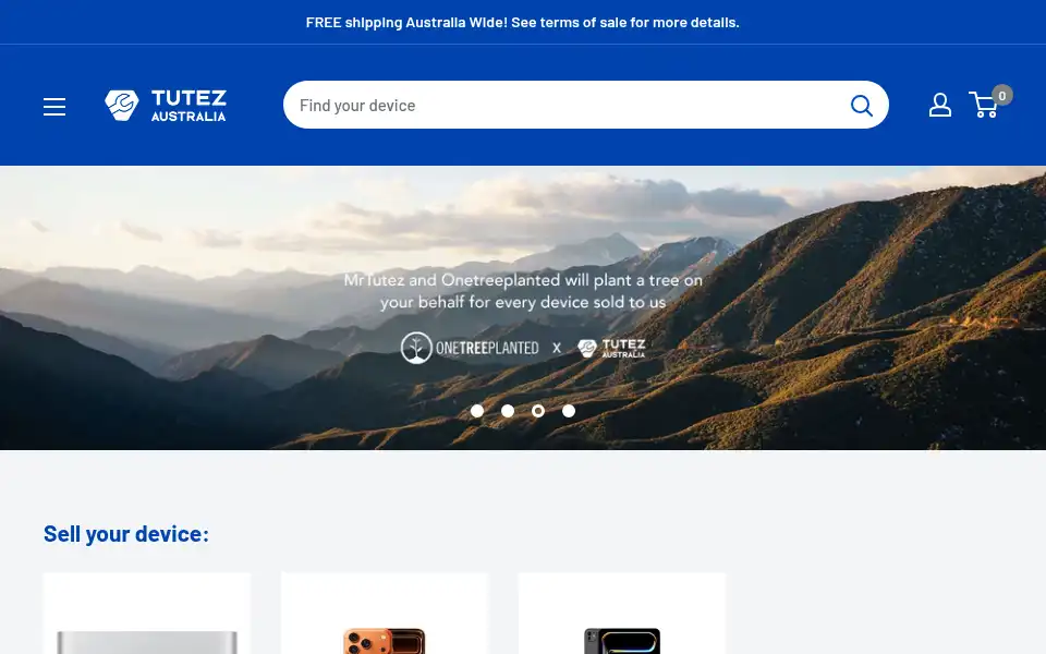 Screenshot of mrtutez.com.au