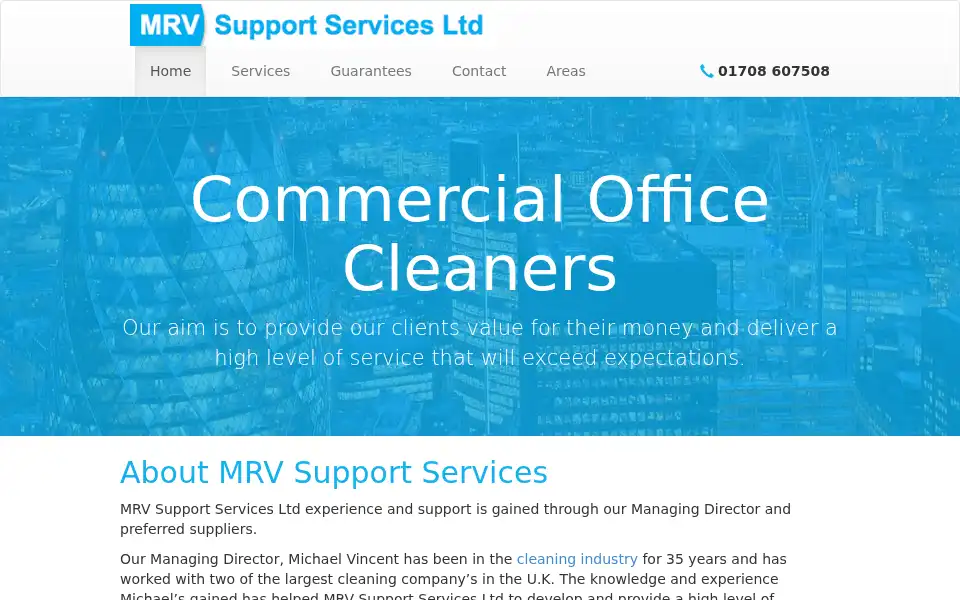 Screenshot of mrvss.co.uk