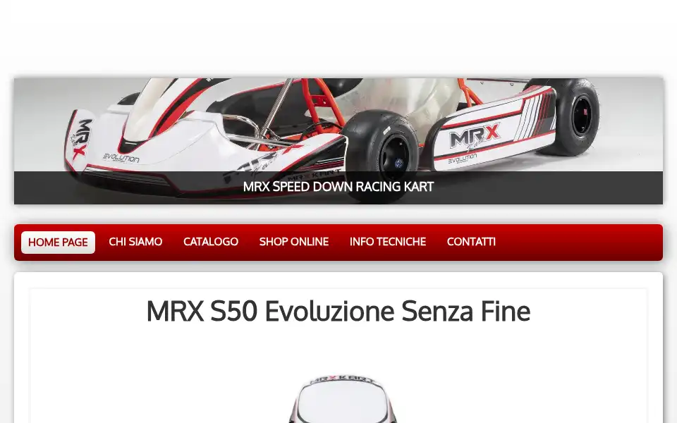 Screenshot of mrxkart.com