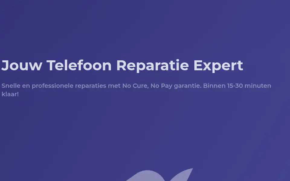 Screenshot of ms-phonerepair.nl