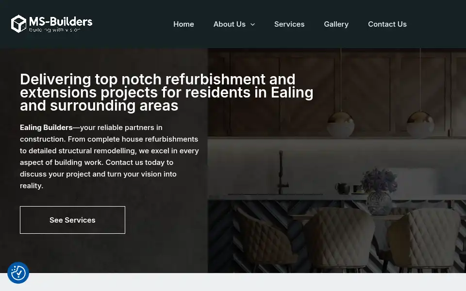 Screenshot of msbuildersltd.com