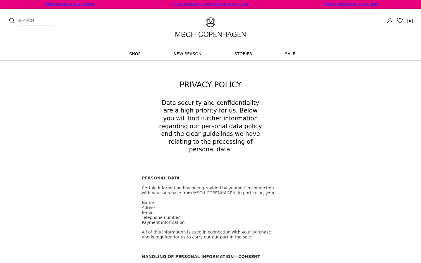 Screenshot of mschcopenhagen.com
