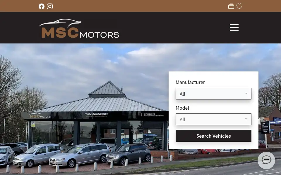 Screenshot of mscmotors.co.uk