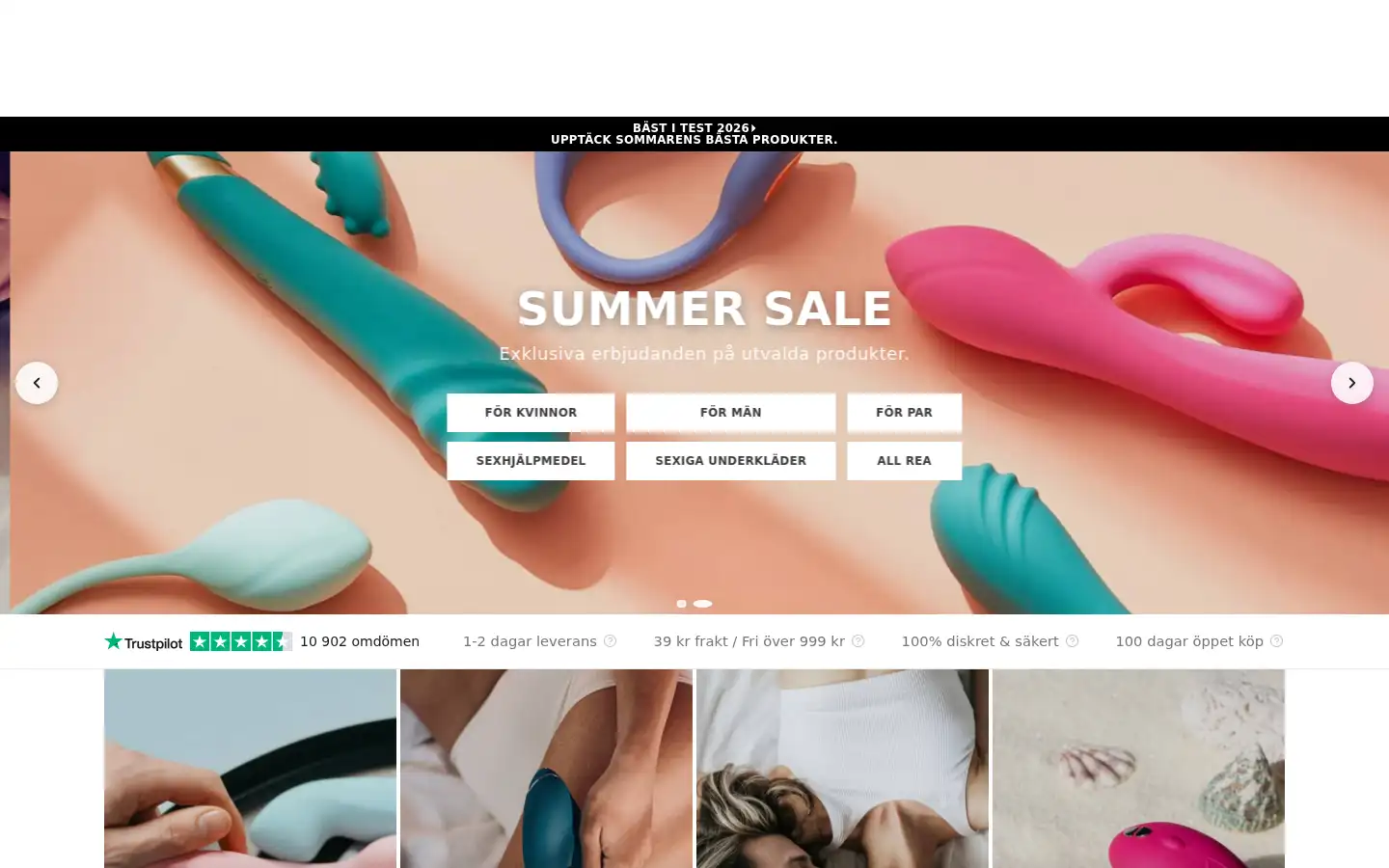 Screenshot of mshop.se