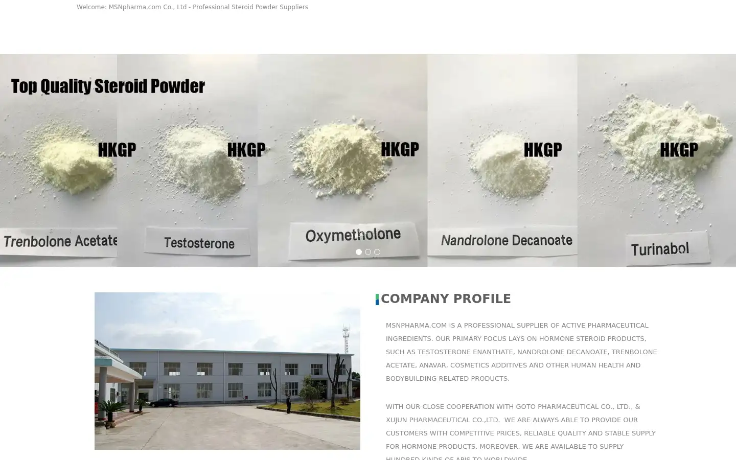 Screenshot of msnpharma.com